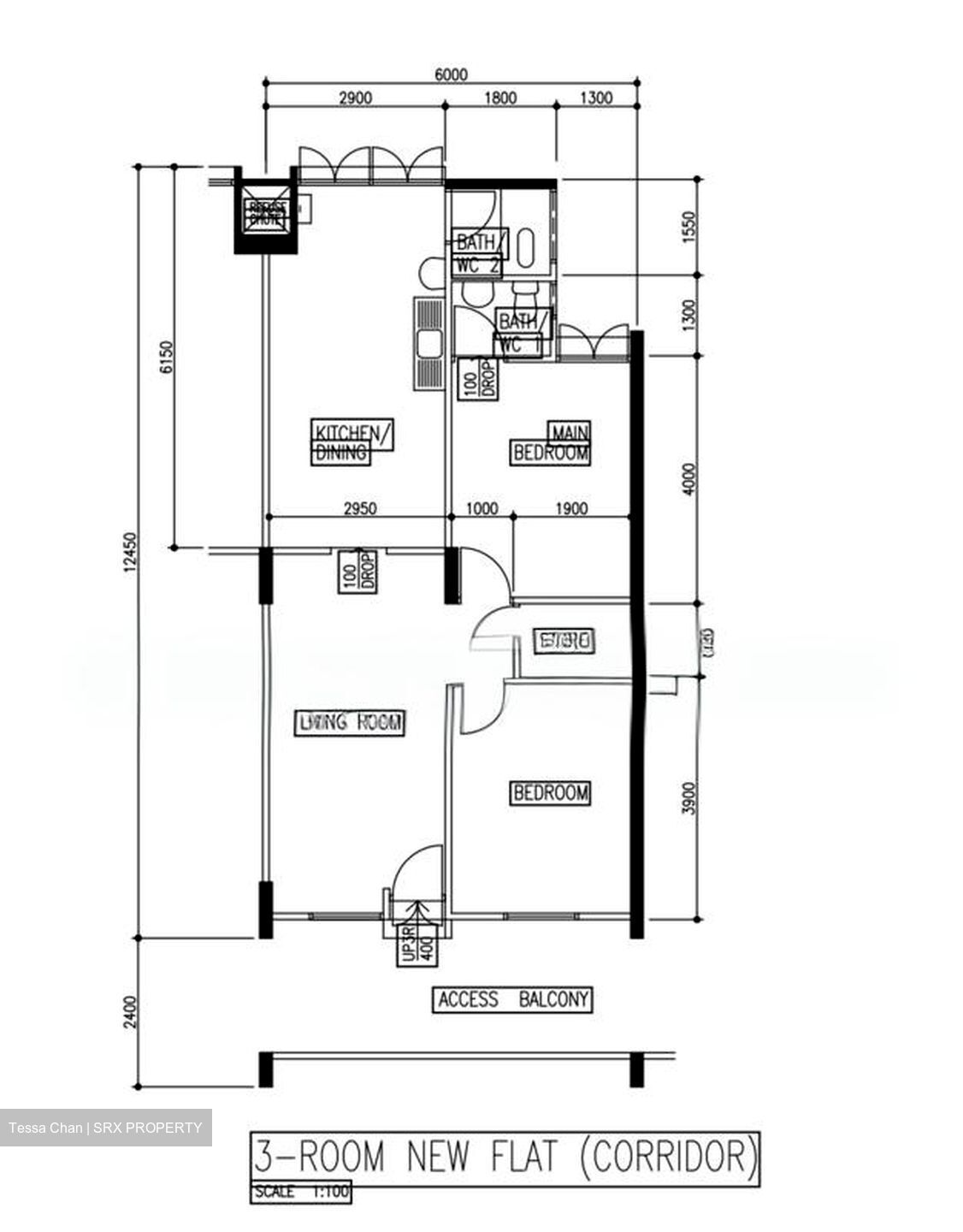 Blk 343 Clementi Avenue 5 (Clementi), HDB 3 Rooms #551933501